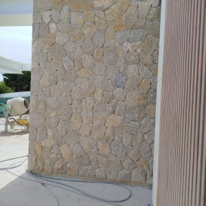 Stone facade