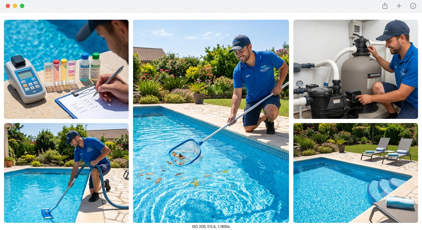 Professionelle Poolpflege & Reinigung in Ses Salines und Umgebung