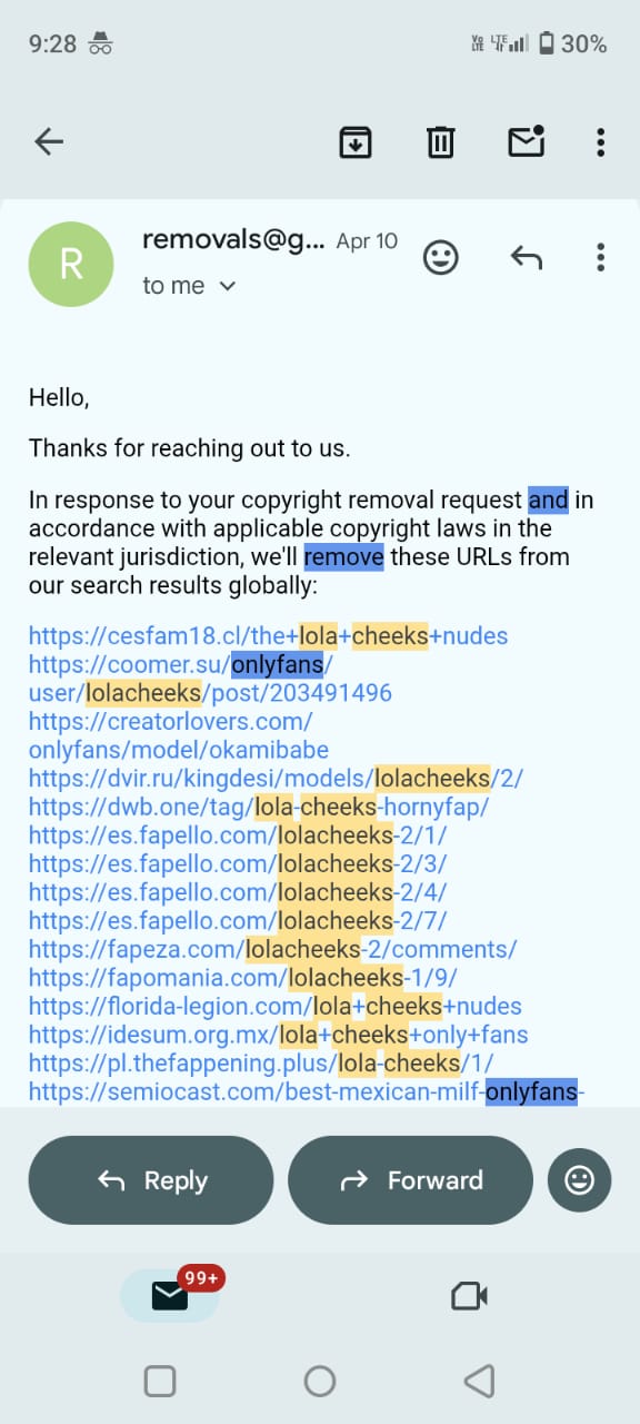 I will file professional DMCA takedown notices for copyright infringement