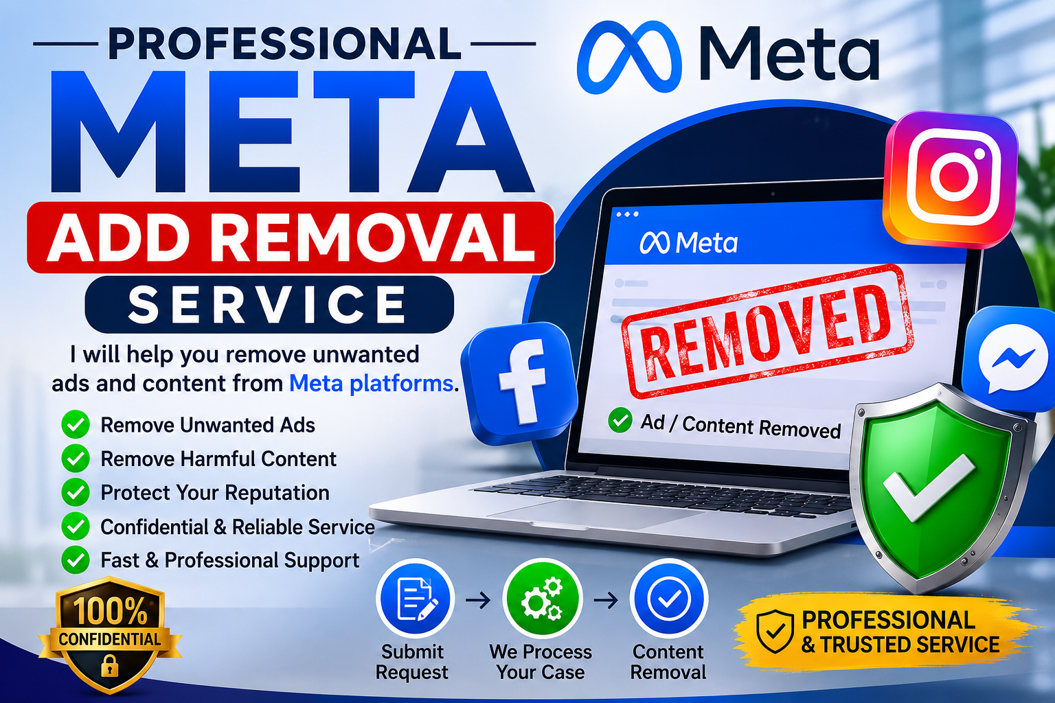 I will provide professional media and online content removal services